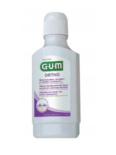 Sunstar Gum Ortho, płyn do płukania aparatów ortodontycznych 300ml Sunstar Gum