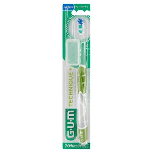 Sunstar Gum, Technique Plus, Szczoteczka Średnia, Compact 493 Sunstar Gum