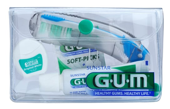 Sunstar Gum, Travel Kit, Zestaw podróżny do higieny jamy ustnej Sunstar Gum