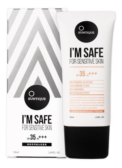 Suntique, I'm Safe For Sensitive Skin SPF35+/PA+++, krem przeciwsłoneczny do skóry wrażliwej, 50 ml Suntique