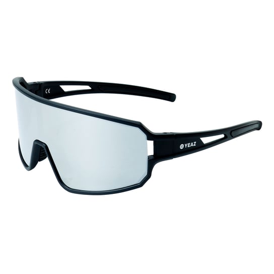 Sunwave Sportowe Okulary Przeciwsłoneczne Black/Silver Mirror YEAZ