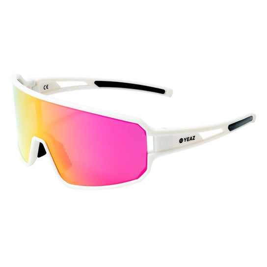 Sunwave Sportowe Okulary Przeciwsłoneczne Cream White/Pink YEAZ