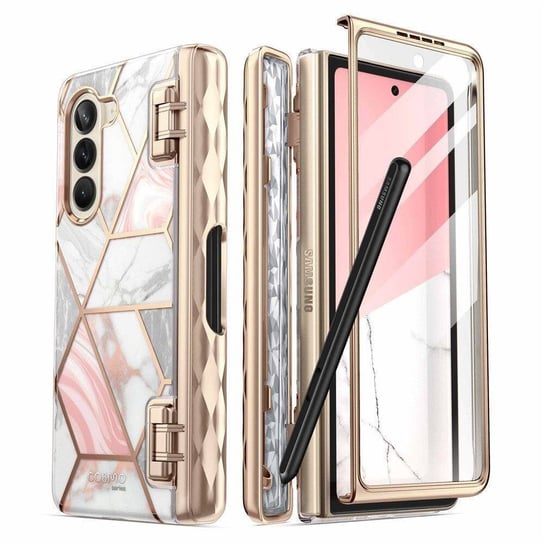 SUPCASE COSMO PEN GALAXY Z FOLD 5 MARBLE PINK Supcase