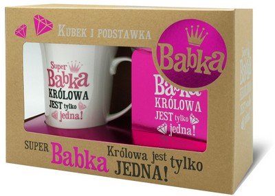 Super Babka, Zestaw kubek i podstawka, 350 ml Pan Dragon