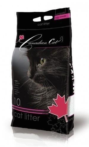 Super Benek Canadian Cat Baby Powder 10 l - żwirek dla kotów o zapachu pudru dziecięcego 10l Super Benek