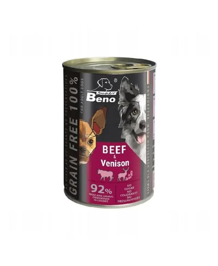 Super Beno Kąski wołowina z dziczyzną 415g SUPER BENO