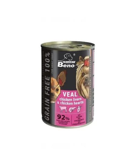 Super Beno Kąski z Cielęciną w sosie 415g SUPER BENO