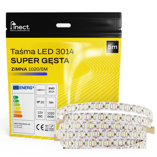 Super Gęsta Taśma LED Premium 3014 Ip20 1020D 5M INECT