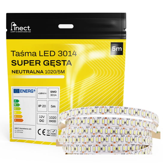 Super Gęsta Taśma LED Premium 3014 Ip20 1020D 5Mb INECT
