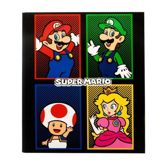 Super Mario 4 Colour - segregator A4 Super Mario Bros