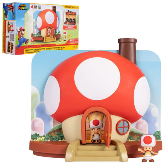 Super Mario Bros Domek Toada Zestaw Do Zabawy Deluxe Z Figurkami Jakks Pacific