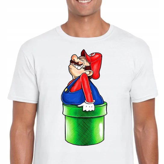 Super Mario Bros KOSZULKA Śmieszna JAKOŚĆ L 3306 Inna marka
