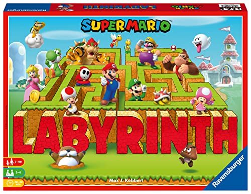 Super Mario Brothers Labyrinth, gra planszowa, Ravensburger Ravensburger