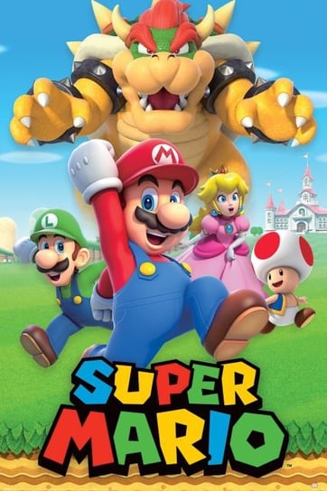 Super Mario Character Montage - Plakat Super Mario