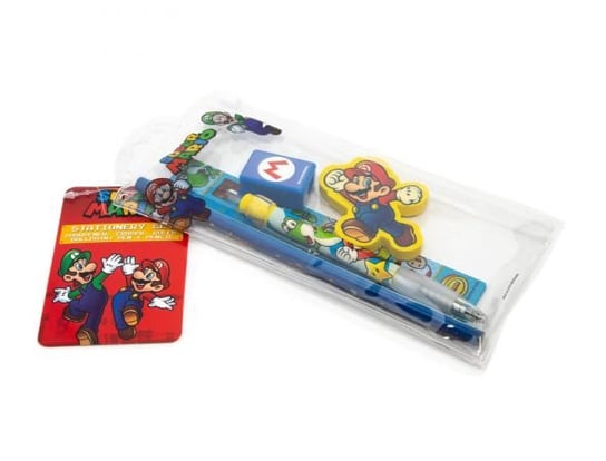Super Mario Characters - przybory szkolne 22x8,5 cm Super Mario Bros