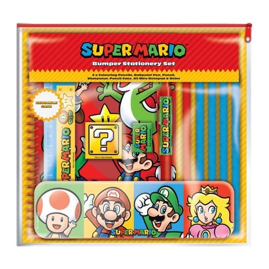 Super Mario Core Colour Block - zestaw przyborów szkolnych Super Mario