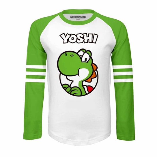 Super Mario Dziecięca/dziecięca Koszulka Z Długim Rękawem Yoshi Since 1990 (128 / Ciepły Biały) Super Mario