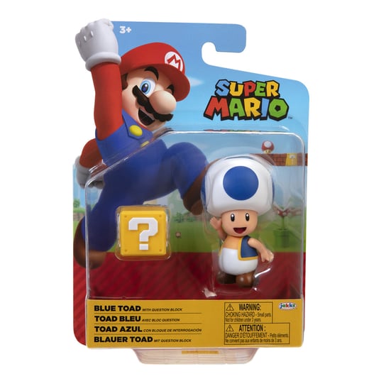 Super Mario, figurka Blue Toad Super Mario