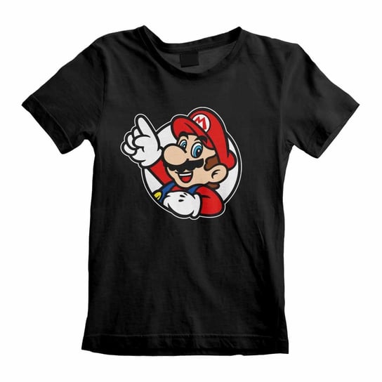 Super Mario Koszulka Dziecięca/dziecięca Its A Me Mario (128 / Czarny) Super Mario