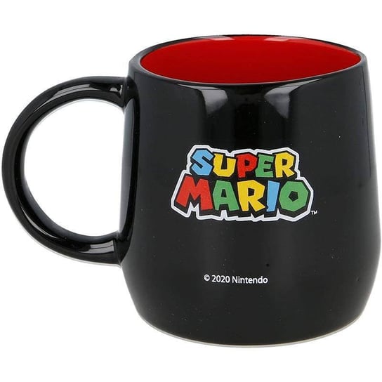 Super Mario - Kubek ceramiczny 355ml (czarny) Super Mario