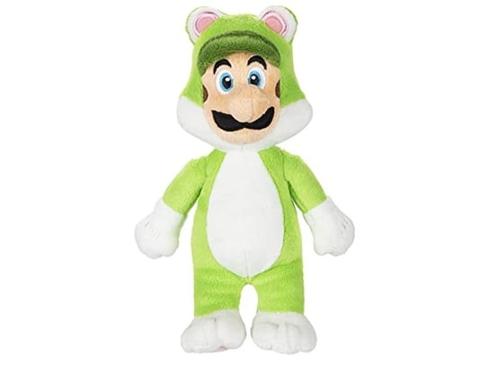 Super Mario Plush - Cat Luigi Collectible Toy Plush, Green, One Size, 83396 Inna marka