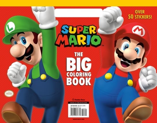 Super Mario. The Big Coloring Book Opracowanie zbiorowe