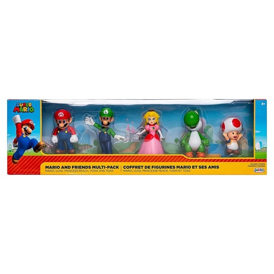 Super Mario, zestaw figurek, Nintendo, 6 cm Super Mario