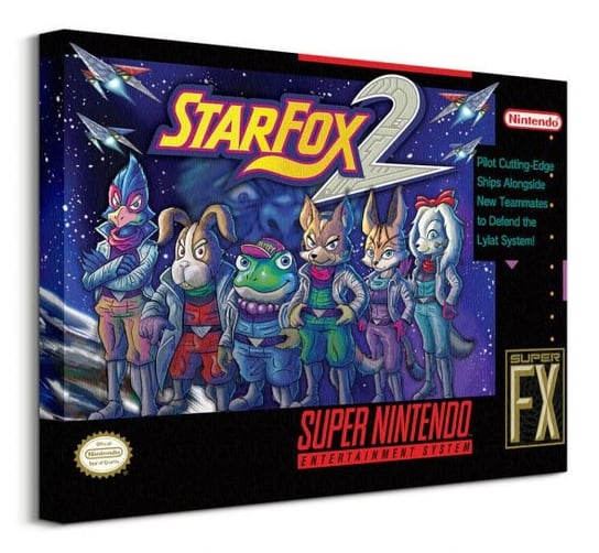 Super Nintendo Star Fox 2 - obraz na płótnie Pyramid Posters