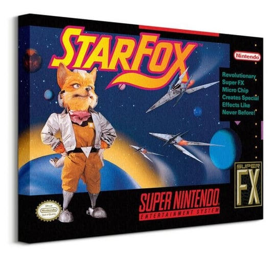 Super Nintendo Star Fox - obraz na płótnie Pyramid Posters