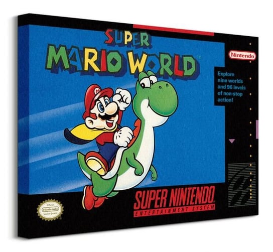 Super Nintendo Super Mario World - obraz na płótnie Super Mario Bros