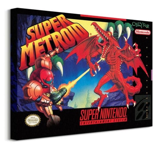 Super Nintendo Super Metroid - obraz na płótnie Pyramid Posters