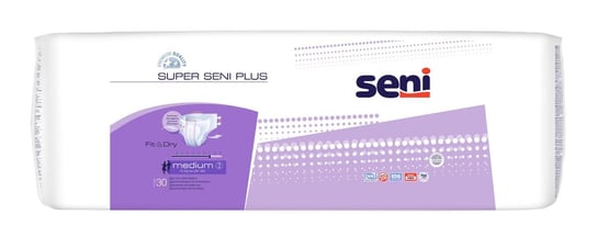 Super Seni Plus medium, obwód 75 - 110 cm, 30 sztuk Seni