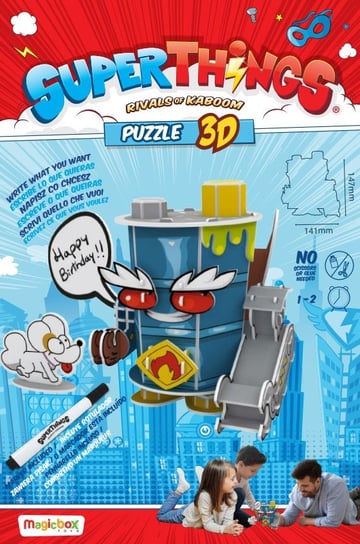 Super Things 3D Puzzle Figurka Mr King Magic Box Toys Polska Sp. z o.o.