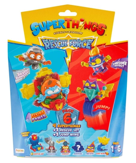 Super Things Seria 5 Rescue Force Blister 4 Pack Inna marka