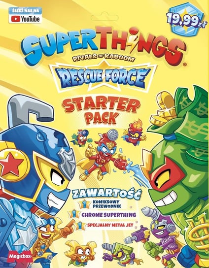 Super Things Seria 5 Rescue Force Zestaw Startowy SuperThings