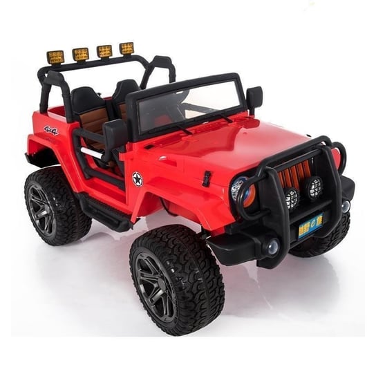 Super-Toys, pojazd na akumulator Jeep 4x4 z reduktorem napędu Exclusive SUPER-TOYS