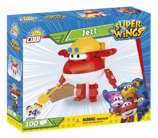 Super Wings, klocki Jett, COBI-25139 COBI