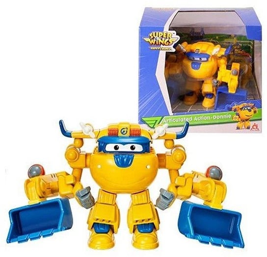 Super Wings Transformers Articulated Action Donnie Bullyland