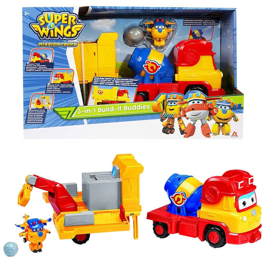 Super Wings Zabawka Ciężarówka + Figurka Śrubek Super Wings