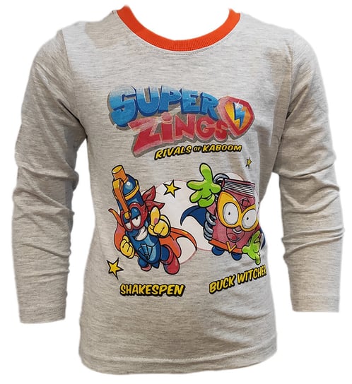 Super Zings Bluzka Bawełniana Koszulka Chłopięca Super Zings