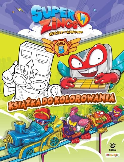 Super Zings Książka do Kolorowania Ediba Polska Sp. z o.o.