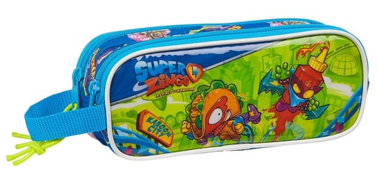 Super Zings, piórnik 2 komory, Safta Magic Box