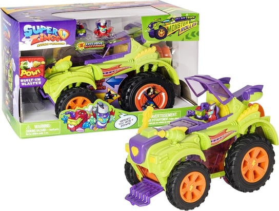 Super Zings Pojazd złoczyńców Monster Roller i 2 figurki SuperThings