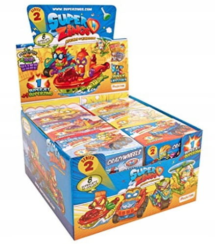 Super Zings Super Jet Pojazd + Figurka - 12 Sztuk Magic Box