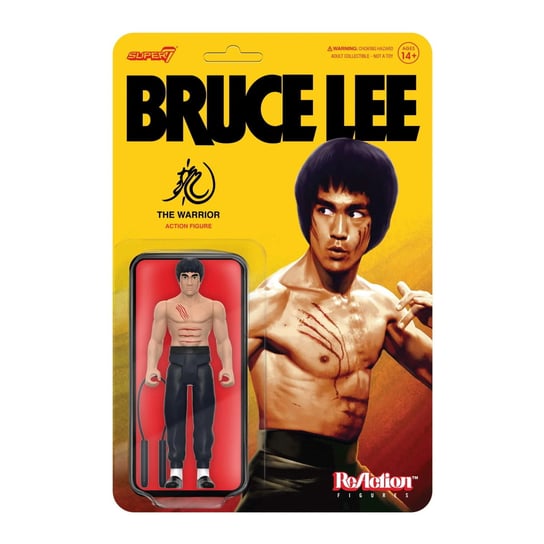 SUPER7 Bruce Lee Wojownik 3,75 w figurze reakcji Inna marka