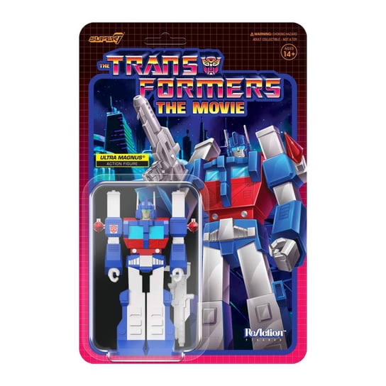 SUPER7 - Figurki Transformers ReAction Wave 6 Ultra Magnus (G1) Inna marka