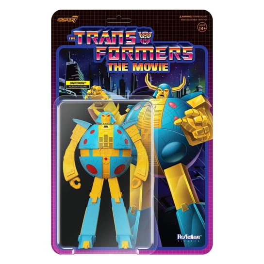 SUPER7 - Figurki Transformers ReAction Wave 6 Unicron (oryginalny prototyp zabawki) Inna marka