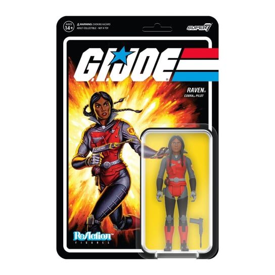 SUPER7 - GI Joe Raven Cobra Pilot 3,75 w figurze reakcji Inna marka
