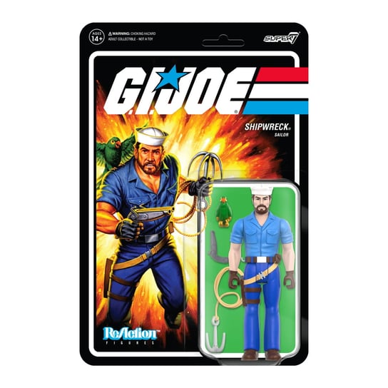 SUPER7 - Wrak statku GI Joe 3,75 w figurze reakcji Inna marka