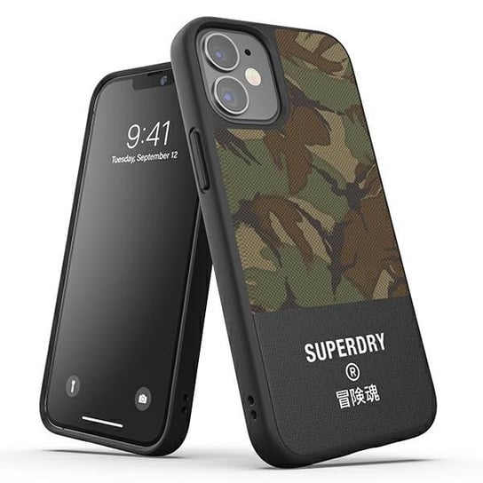 SuperDry Moulded Canvas iPhone 12 mini Case moro/camo 42587 Superdry